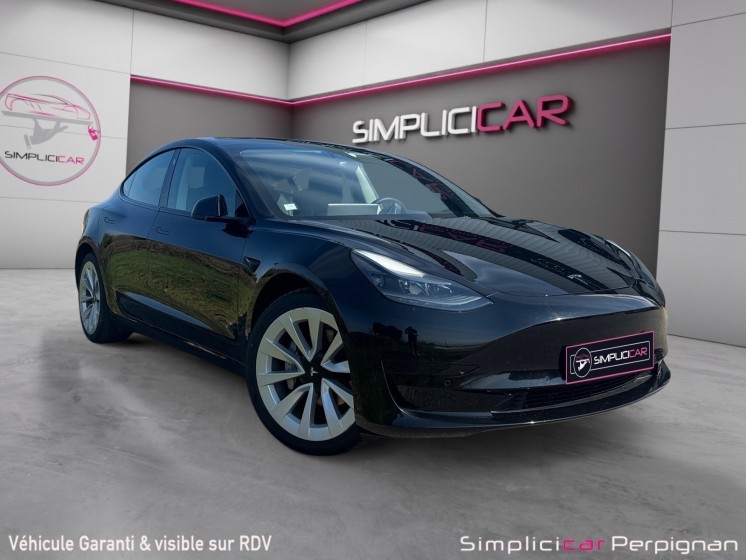Tesla model 3 autonomie standard plus rwd toit panoramique et protection soleil sièges chauffants garantie 12 mois occasion...