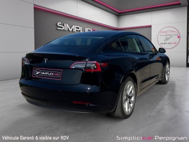 Tesla model 3 autonomie standard plus rwd toit panoramique et protection soleil sièges chauffants garantie 12 mois occasion...