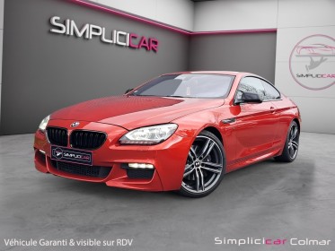 Bmw serie 6 coupe f13 640i 320ch m sport configuration individual orange sakhir garantie 12 mois occasion simplicicar colmar...