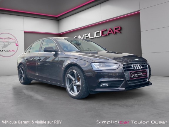 Audi a4 a4 1.8 tfsi 170 ambiente  garantie 12 mois distribution a chaine full entretien occasion simplicicar toulon ouest...