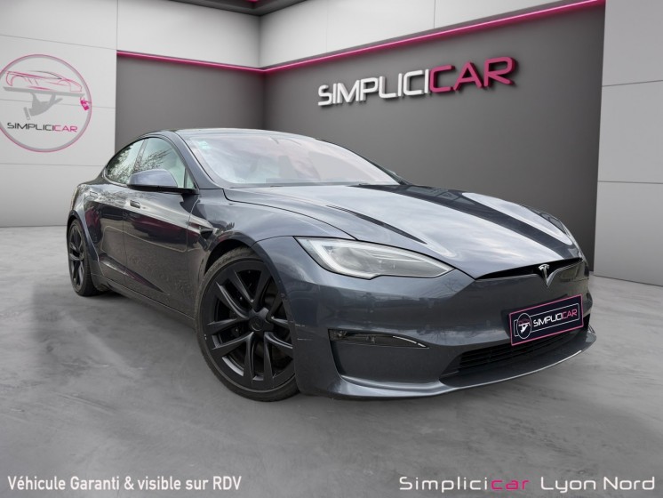 Tesla model s 100 kwh tri-motor plaid  1020 ch  garantie tesla 2030 occasion simplicicar lyon nord simplicicar simplicibike...
