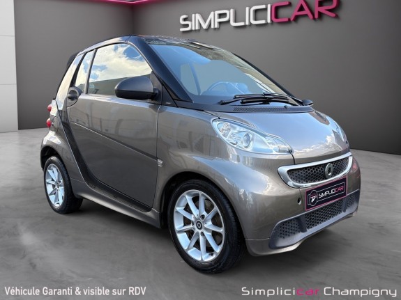 Smart fortwo cabrio smart  1.0 84ch passion softouch gps - climatisation-accoudoir-direction assistée-jantes alu occasion...