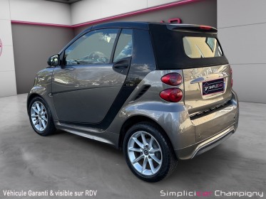 Smart fortwo cabrio smart  1.0 84ch passion softouch gps - climatisation-accoudoir-direction assistée-jantes alu occasion...