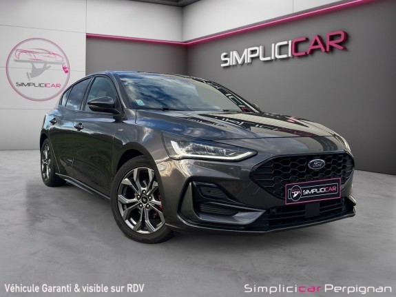 Ford focus 1.0 flexifuel 125 ss mhev st-line style 1er main suivi ford volant chauffant garantie 12 mois occasion simplicicar...