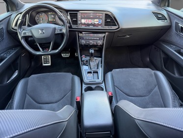 Seat leon 2.0 tsi 300 dsg6 cupra vidange boite carplay toit ouvrant sieges chauffants 12 mois garantie occasion simplicicar...