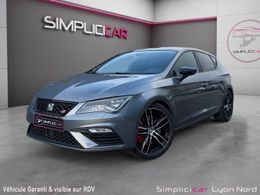 Seat leon 2.0 tsi 300 dsg6 cupra vidange boite carplay toit ouvrant sieges chauffants 12 mois garantie occasion simplicicar...