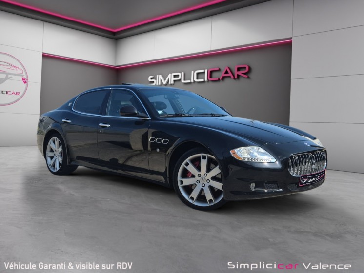 Maserati quattroporte s 4.7 moteur ferrari suivi maserati toit ouvrant bose sièges elec chauffant ventilés garantie 12 mois...