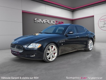 Maserati quattroporte s 4.7 moteur ferrari suivi maserati toit ouvrant bose sièges elec chauffant ventilés garantie 12 mois...