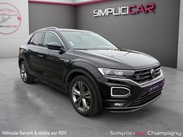 Volkswagen t-roc 2.0 tdi 150 start/stop dsg7 r-line-toit ouvrant -apple car play-jantes alu occasion champigny-sur-marne (94)...
