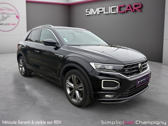 Volkswagen t-roc 2.0 tdi 150 start/stop dsg7 r-line-toit ouvrant -apple car play-jantes alu occasion champigny-sur-marne (94)...