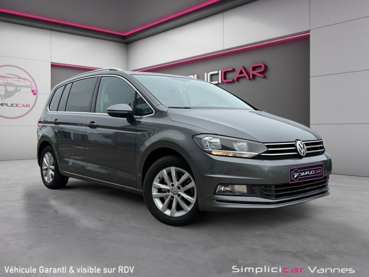 Volkswagen touran 1.6 tdi 115 bmt 7pl carat garantie 12 mois occasion scl 56 - simplicicar vannes simplicicar simplicibike...