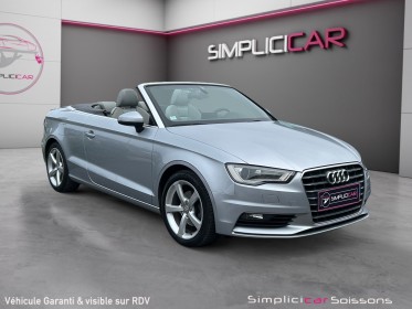 Audi a3 cabriolet 1.6 tdi 110 ambition luxe - suivi/radar ar/chauffe nuque/siège chauff - garantie 12 mois occasion...