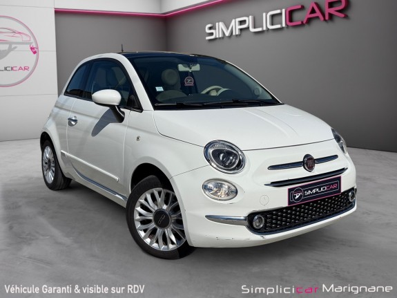 Fiat 500 serie 4 1.2 69 ch lounge bluetooth toit panoramique garantie 12 mois occasion simplicicar marignane  simplicicar...