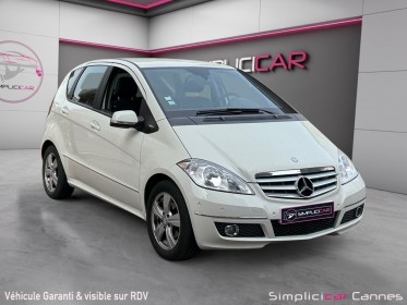 Mercedes classe a 180 avantgarde autotronic cvt occasion cannes (06) simplicicar simplicibike france