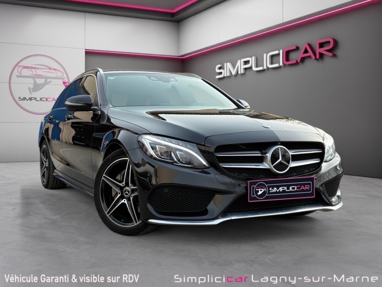 Mercedes classe c break 220 d 9g-tronic amg line -entretien full mercedes- toit ouvrant - sono burmester- sieges chauffants...