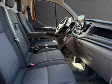 Ford transit custom cabine approfondie 320 l2h1 2.0 ecoblue 130 ss bva8 limited distri faite occasion simplicicar carcassonne...