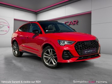 Audi q3 sportback 35 tdi 150 ch quattro s line - caméra - toit ouvrant - carplay - garantie 12 mois occasion simplicicar...
