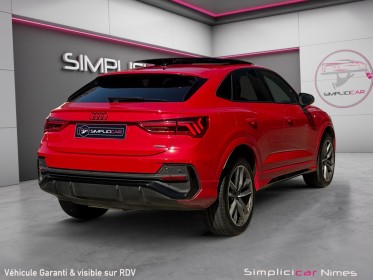 Audi q3 sportback 35 tdi 150 ch quattro s line - caméra - toit ouvrant - carplay - garantie 12 mois occasion simplicicar...