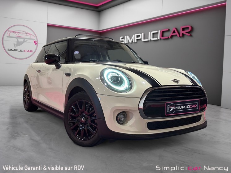 Mini hatch 3 portes f56 lci cooper 136ch edition greenwich france suivi 100% mini carplay toit ouvrant garantie 12 mois...