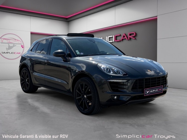 Porsche macan 3.0 v6 340 ch s pdk toit ouvrant echappement sport pack chrono occasion barberey simplicicar simplicibike france