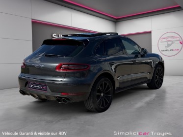 Porsche macan 3.0 v6 340 ch s pdk toit ouvrant echappement sport pack chrono occasion barberey simplicicar simplicibike france
