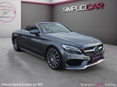 Mercedes classe c cabriolet 220 d 9g-tronic 170 ch sportline pack amg révisée garantie 12 mois sièges chauffants...
