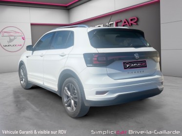 Volkswagen t-cross 115ch dsg7 r-line carplay camera de recul garantie 12 mois occasion simplicicar brive la gaillarde ...