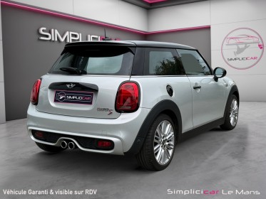Mini hatch 3 portes f56 cooper s 192 ch finition red hot chili toit ouvrant caméra arrière garantie 12 mois occasion...