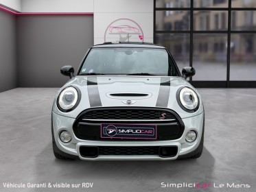 Mini hatch 3 portes f56 cooper s 192 ch finition red hot chili toit ouvrant caméra arrière garantie 12 mois occasion...