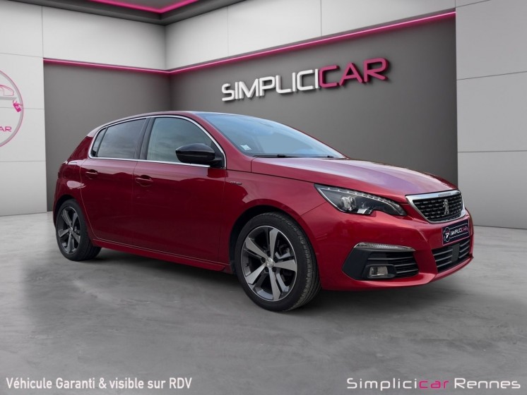 Peugeot 308 130ch bvm6 gt line - attelage - toit panoramique - carplay - complet peugeot occasion simplicicar rennes...