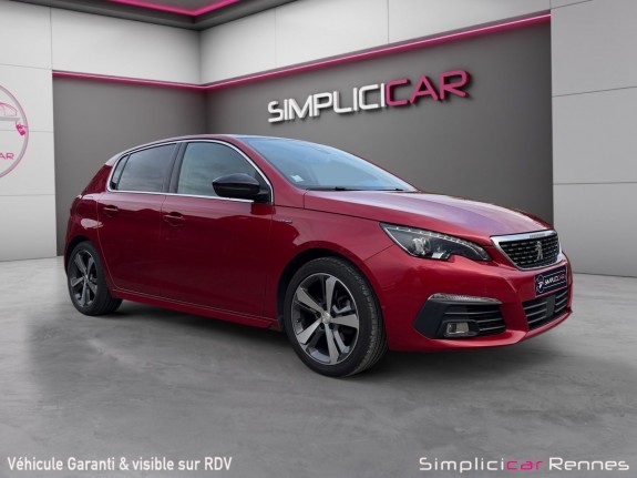 Peugeot 308 130ch bvm6 gt line - attelage - toit panoramique - carplay - complet peugeot occasion simplicicar rennes...