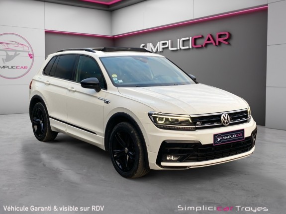 Volkswagen tiguan 2.0 tdi 150 dsg7 black r-line toit ouvrant caméra de recul dcc garantie 12 mois occasion barberey...