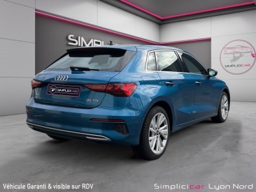 Audi a3 sportback 35 tdi 150 s tronic 7 design luxe camera de recul carplay garantie 12 mois occasion simplicicar lyon nord...