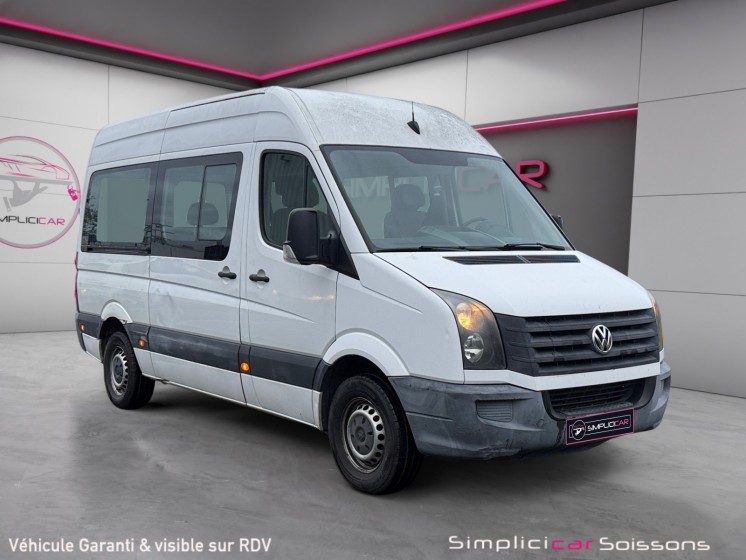 Volkswagen crafter combi van rare 9 places carte grise  cabine approfondie 2.0 tdi l2h2 euro 5 occasion simplicicar soissons...