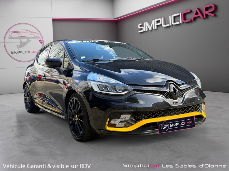 Renault clio iv 1.6 turbo 220 edc 18 rs édition limitée garantie 12 mois occasion simplicicar les sables-d'olonne...