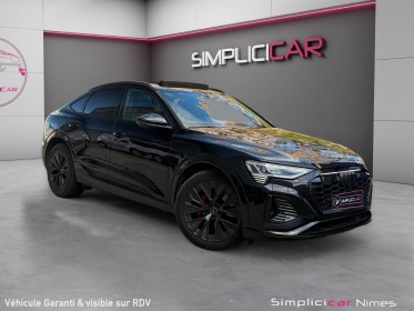 Audi q8 e-tron sportback s-line 55 408 ch 114 kwh quattro - toit ouvrant - méplat - siège electrique mémoire - caméra 360...