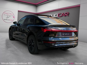 Audi q8 e-tron sportback s-line 55 408 ch 114 kwh quattro - toit ouvrant - méplat - siège electrique mémoire - caméra 360...