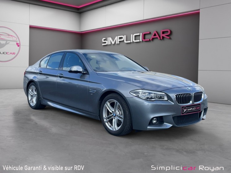 Bmw serie 5 f10 lci 520d xdrive 190 ch m sport bva zf 8 rapports / entretien à jour / ct ok / garantie 12 occasion...