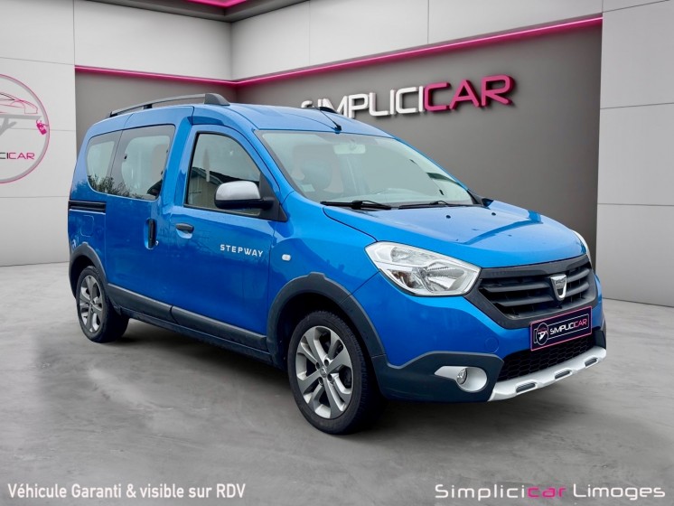 Dacia dokker tce 115 stepway garantie 12 mois occasion simplicicar limoges  simplicicar simplicibike france