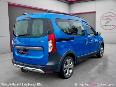 Dacia dokker tce 115 stepway garantie 12 mois occasion simplicicar limoges  simplicicar simplicibike france