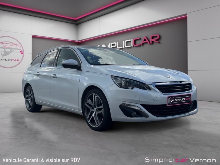 Peugeot 308 sw 2.0 bluehdi 150ch ss eat6 féline caméra de recul garantie 12 mois occasion simplicicar vernon simplicicar...