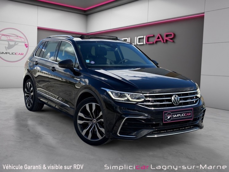 Volkswagen tiguan 1.5 tsi 150ch dsg7 r-line exclusive - toit ouvrant - sieges chauffants av arr - entretien complet occasion...