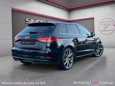 Audi a3 sportback 2.0 tdi 150 s tronic 7 jantes 19  feux xenon garantie 12 mois occasion simplicicar colmar simplicicar...