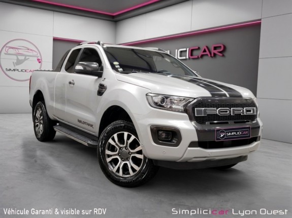 Ford ranger super cabine 2.0 ecoblue 213 bv10 wildtrak - tva recup - garantie 12 mois occasion simplicicar lyon ouest...