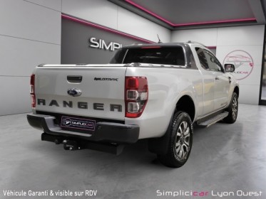Ford ranger super cabine 2.0 ecoblue 213 bv10 wildtrak - tva recup - garantie 12 mois occasion simplicicar lyon ouest...
