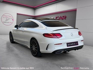 Mercedes classe c coupe 220d 9g-tronic amg line pack sport - toit ouvrant - burmester - attelage - caméra 360 - garantie...