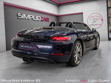 Porsche 718 boxster 2.5i s 350 ch pdk - pack sport chrono – pse - bose - garantie 12 mois occasion simplicicar lyon ouest...
