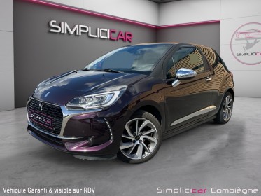 Ds ds 3 sportchic diesel 100ch bvm - faible km - premiere main - occasion simplicicar compiegne simplicicar simplicibike france