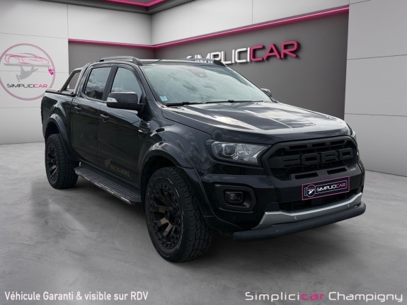 Ford ranger super cabine 2.0 ecoblue 213 bv10 wildtrak - garantie 12mois - carplay - attelage - suivie d'entretien -...