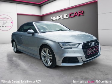 Audi a3 cabriolet 1.5 tfsi  150ch s tronic 7 finition s line / décapotable / caméra de recul occasion réunion ville st...